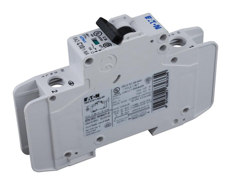 EATON CUTLER HAMMER FAZ-C10/1-NA-SP Product Range:FAZ Series