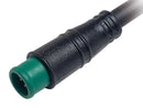 MULTICOMP PRO MP013717 Sensor Cable, IP67, 3A, PVC, Circular Plug, Free End, 6 Positions, 300 mm, 11.8 "