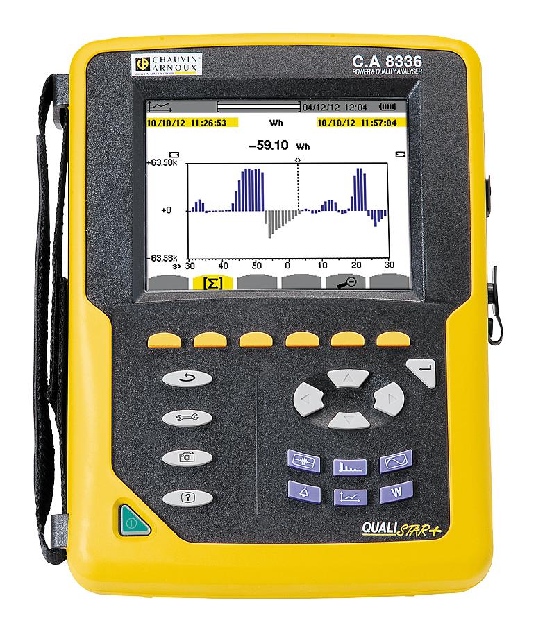 CHAUVIN ARNOUX P01160591EUR Power Analyser, CA 8336, Current, Energy, Frequency, Harmonics, Power, Voltage, 8 Channel CA 8336