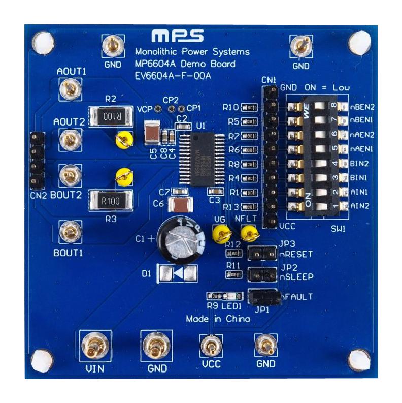MONOLITHIC POWER SYSTEMS (MPS) EV6604A-F-00A Evaluation Board, MP6604AGF, Dual H-Bridge Motor Driver