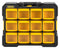 STANLEY FMST81077-1 Storage Box, 12 Removable Flip Bins, Polycarbonate, General Purpose Storage, 450x356x108mm
