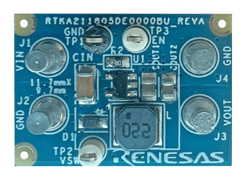 RENESAS RTKA211805DE0000BU Evaluation Board, RAA211805, Step Down DC / DC Regulator, Power Management - Voltage Regulator