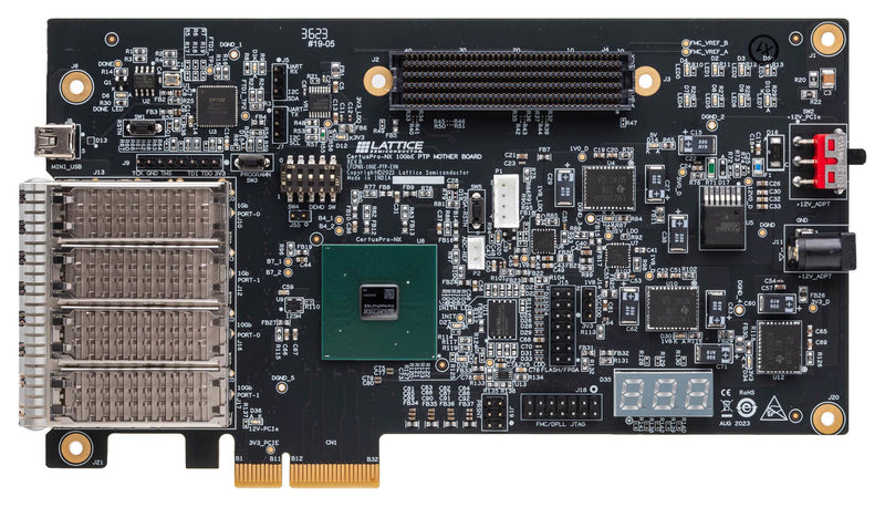 LATTICE SEMICONDUCTOR LFCPNX-10GE-PTP-EVN ORAN Timing and Synchronization Kit, LFCPNX-100-9LFG672I, CertusPro-NX Family, FPGA
