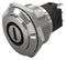 EAO 82-6161.1000.B001 Vandal Resistant Switch, On/Off, 82 Series, 22 mm, SPDT, Momentary, Round Raised Flat Flush