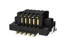 AMPHENOL COMMUNICATIONS SOLUTIONS 10132798-012100LF Mezzanine Connector, Receptacle, 0.5 mm, 2 Rows, 10 Contacts, Surface Mount, Copper Alloy