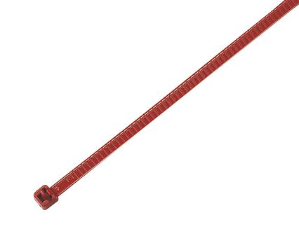 Hellermanntyton 115-00003 115-00003 Cable Tie Nylon 6.6 (Polyamide 6.6) Red 195 mm 4.7 50 245 N New