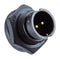 AMPHENOL LTW ABD-03PMMS-LC7001 Circular Connector, Ceres Series, Panel Mount Plug, 3 Contacts, Solder Pin, Bayonet