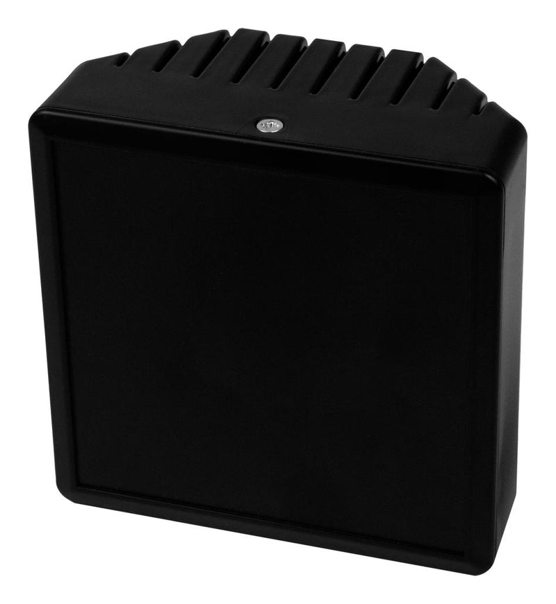CAMDENBOSS CB1500-10VBK-KIT Plastic Enclosure, Vented Sided, Wall Mount, ABS, 53.25 mm, 100 mm, 100 mm, IP30