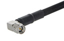 HUBER+SUHNER 16"SMA-50-4-98/199"NE RF / Coaxial Connector, SMA Coaxial, Right Angle Plug, Solder, Crimp, 50 ohm