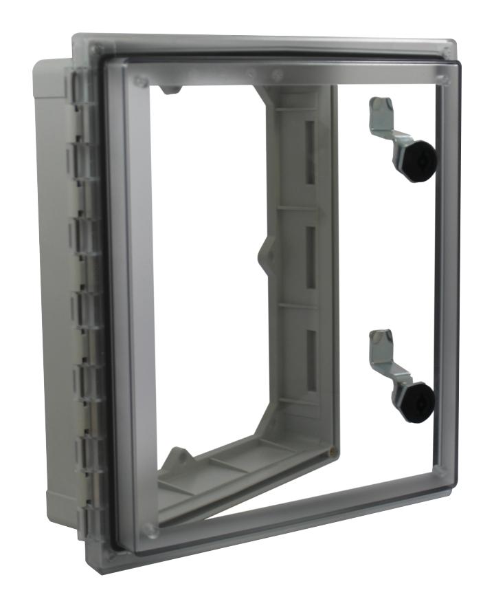 FIBOX AR IPW 1210 B T INSPECTION WINDOW, PC, 12" X 10", GREY