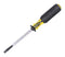 KLEIN TOOLS 6026K Screwdriver, Slotted, 7.9 mm Tip, 284.2 mm OAL, 152.4 mm Blade, Steel, Cushion Grip