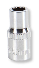 MULTICOMP PRO MP14-CRV06 Socket, Hex, 6mm, 1/4" Drive Size, Chrome Vanadium, DIN3120