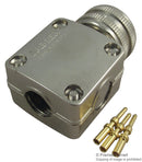 JAEGER 632 703 006 Circular Connector, Circular Industrial, Industrial Series, Cable Mount Plug, 3 Contacts, Crimp Pin