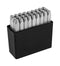 MULTICOMP PRO MP011892 Letter Stamp, Chrome Vanadium Steel, 2.5mm, A to Z / & , 27 Pieces