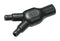 HELLERMANNTYTON 402-03037 Heat Shrink Boot, 2-Way Outlet, VG-Style, Y Transition, 1.06 ", 27 mm, Black, 3.15 ", 80 mm