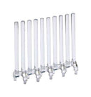 MENTOR 1272.1016 Light Pipe, Polycarbonate, 15 mm, 6 Pipes, Circular, PC Board, Transparent