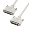 L-COM CS2N25MF-25 Computer Cable, D Subminiature Plug, 25 Way, D Subminiature Socket, 25 Way, 25 ft, 7.6 m