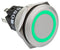EAO 82-6551.2133 Vandal Resistant Switch, 82 Series, 22 mm, SPDT, Maintained, Round Flat Flush, Natural