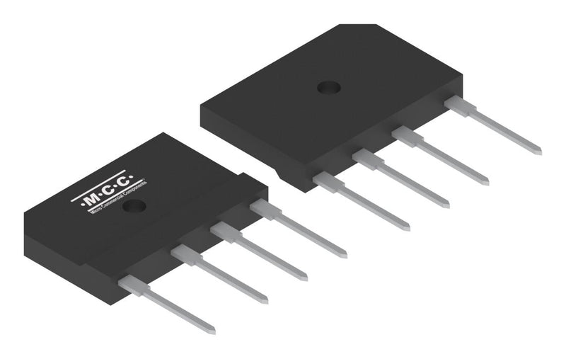 MICRO COMMERCIAL COMPONENTS GBJ3516-BP Bridge Rectifier, Single Phase, 1.6 kV, 35 A, GBJ, 4 Pins, 1.1 V