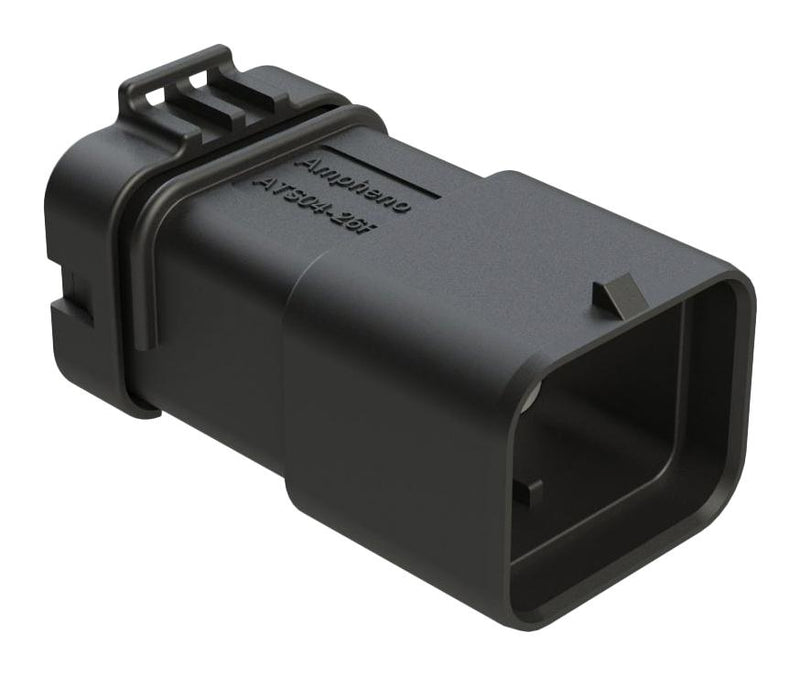 AMPHENOL SINE/TUCHEL ATS04-26PA AUTOMOTIVE HOUSING, RCPT, 26P, 7.5A, BLK