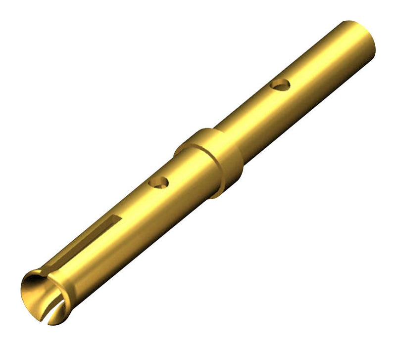 MOLEX 173112-0744 Rectangular Power Contact, 173112 Series, Gold Plated Contacts, Copper Alloy, Socket, Crimp