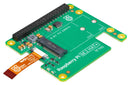 RASPBERRY-PI SC1166 Raspberry Pi M.2 HAT, M.2-Format PCIe and NVMe Devices to the PCIe FPC Connector on Raspberry Pi 5