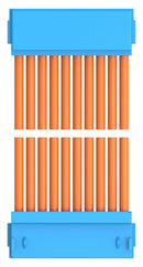 TE CONNECTIVITY 2405870-2 Cable Assembly, CN1 Connector to CN2 Connector, 10 Ways, 1.5 mm, 1 Row, 300 mm, 11.8 "