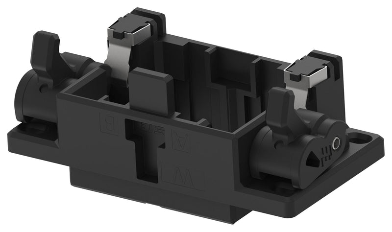 TE CONNECTIVITY 2390404-1 Connector Accessory, 2 Lever Locking, Black, Connector Base Housing, Rectangular Connectors