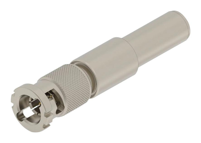TE CONNECTIVITY 2446051-1 RF / Coaxial Connector, HD BNC Coaxial, Straight Plug, Crimp, 75 ohm, Belden 735A