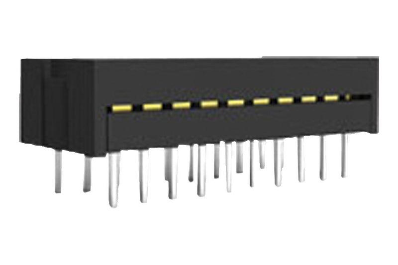 AMP - TE CONNECTIVITY 746611-8 IDC Connector, Board In Connector, 2.54 mm, 2 Row, 14 Contacts, Cable Mount, Through Hole Mount