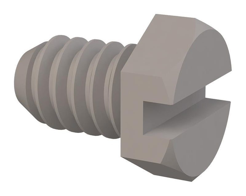ESSENTRA COMPONENTS 50M030050K006 HEX SLOTTED SCREW, M3 X 0.5 THREAD, 6MM