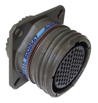 AMPHENOL AEROSPACE CTVPS00RF-15-4P-LC Circular Connector, CTV Series, MIL-DTL-38999 Series III, Wall Mount Receptacle, 4 Contacts