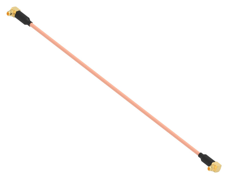 TE CONNECTIVITY 2480671-1 RF / Coaxial Cable Assembly, MMCX Plug to MMCX Plug, RG178, 50 ohm, 6 ", 152.4 mm, Black