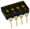 APEM IKD0400000 DIP / SIP Switch, 4 Circuits, Recessed, Through Hole, SPST-NO, 24 V, 25 mA