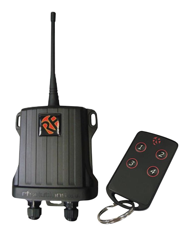 RF SOLUTIONS HORNETPRO-8S4 FM Remote Receiver & Transmitter, HORNETPRO Series, 4 Channel, 868MHz, 150m Range