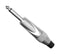 AMPHENOL AUDIO TM2PN Phone Audio Connector, Mono, 2 Contacts, Plug, 6.35 mm, Cable Mount, Nickel Plated Contacts