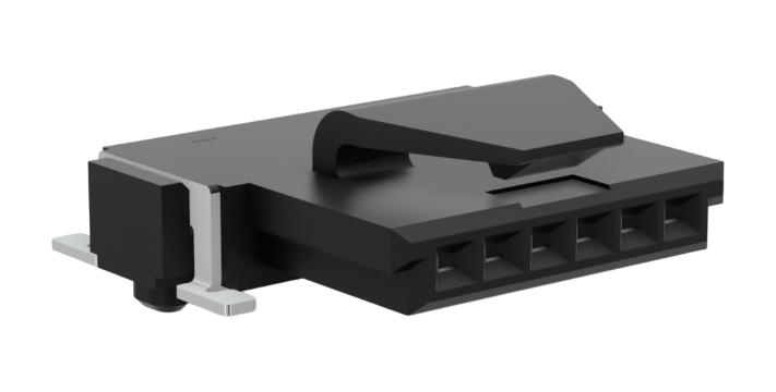 HARWIN M55-2100642R PCB Receptacle, Board-to-Board, 1.27 mm, 1 Rows, 6 Contacts, Surface Mount Right Angle