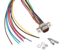 ITT CANNON MDM-9PH003B-A174. CBL ASSY, 9P MICRO D PLUG-FREE END, 18"