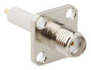 AMPHENOL RF 901-9887-RFX RF / Coaxial Connector, SMA Coaxial, Straight Flanged Jack, Solder, 50 ohm, Beryllium Copper