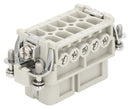 Multicomp PRO MP009518 MP009518 Heavy Duty Connector MP-HA Inserts Insert 10+PE Contacts 10A Receptacle Screw Socket
