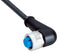 SICK YG2A15-050UB5XLEAX Sensor Cable, A Coded, Black, 90&deg; M12 Receptacle, Free End, 5 Positions, 5 m, 16.4 ft