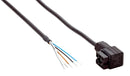 SICK DOL-1406-W02M Sensor Cable, 90&deg; Receptacle, Free End, 6 Positions, 2 m, 6.6 ft