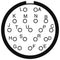 AMPHENOL LTD D38999/24WD18SB-LC Circular Connector, MIL-DTL-38999 Series III, DS38999/24 Series, Jam Nut Receptacle, 18 Contacts