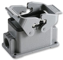 HARTING 19300101230 Heavy Duty Connector, Single Side Entry M20, Base, Panel Mount, Aluminium Body, 1 Lever, 10B