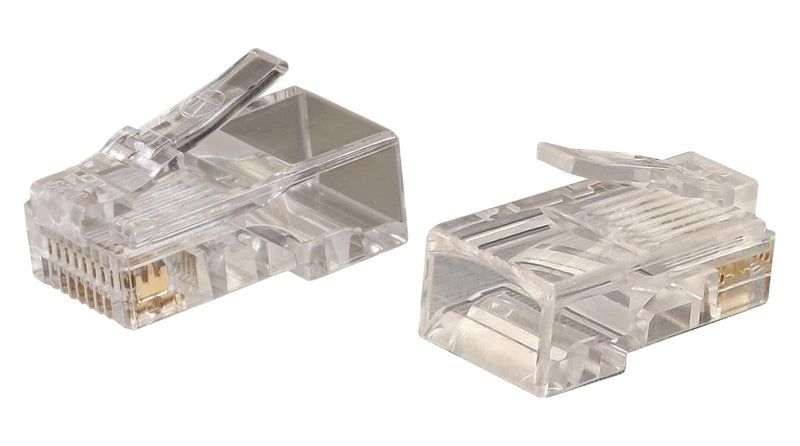 TUK P88RX15 Modular Connector, RJ45 Plug, 1 x 1 (Port), 8P8C, Cat3, Cat4, Cat5e, Cable Mount