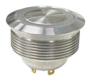 MULTICOMP PRO MPM25-A02FE-3-JR-3V Pushbutton Switch, 3 V LED, MP Pushbutton Switches Round-Flat, 25.2 mm, SPST-NO-DM, Off-(On)