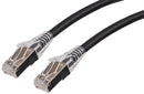 TUK SEPZ1BKJE Ethernet Cable, Cat8, RJ45 Plug to RJ45 Plug, SFTP (Screened Foiled Twisted Pair), Black, 1 m GTIN UPC EAN: 5055386512550