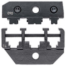 KNIPEX 97 49 74 Crimp Tool Die, 3 Profile, 4, 6, 8 Poles RJ 10 / 11 / 12 / 45 Unshielded Western Plugs