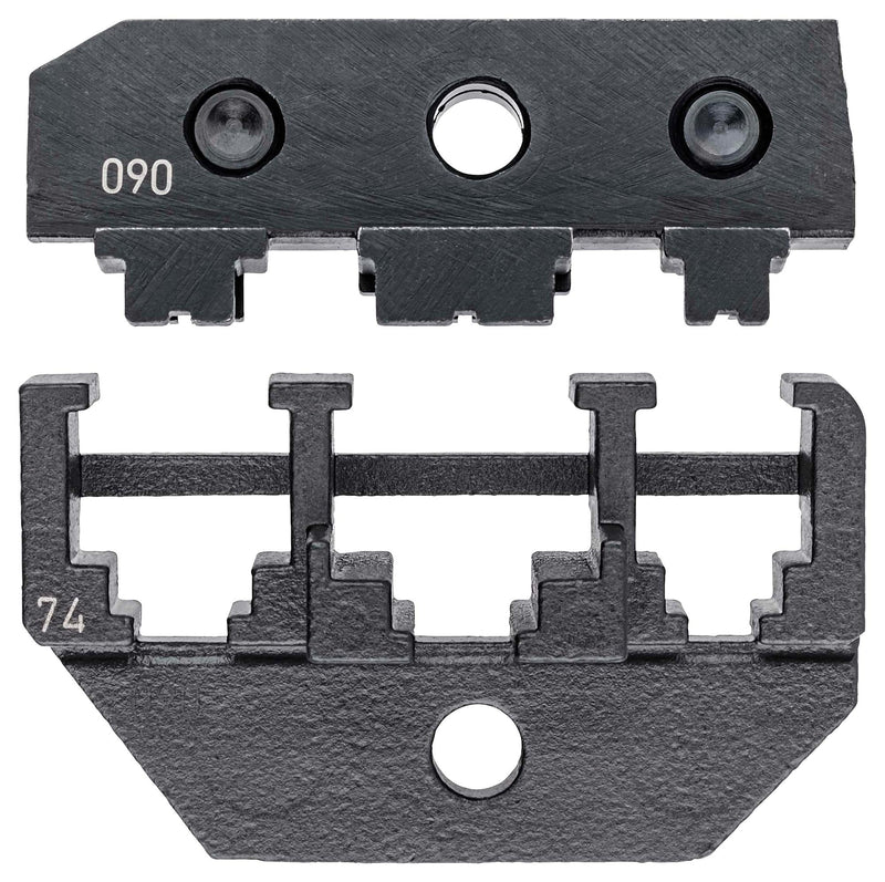 KNIPEX 97 49 74 Crimp Tool Die, 3 Profile, 4, 6, 8 Poles RJ 10 / 11 / 12 / 45 Unshielded Western Plugs