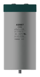 KEMET C44USGT6120T81K Power Film Capacitor, Metallized PP, Can, 120 &micro;F, &plusmn; 10%, DC Link, Stud Mount - M6
